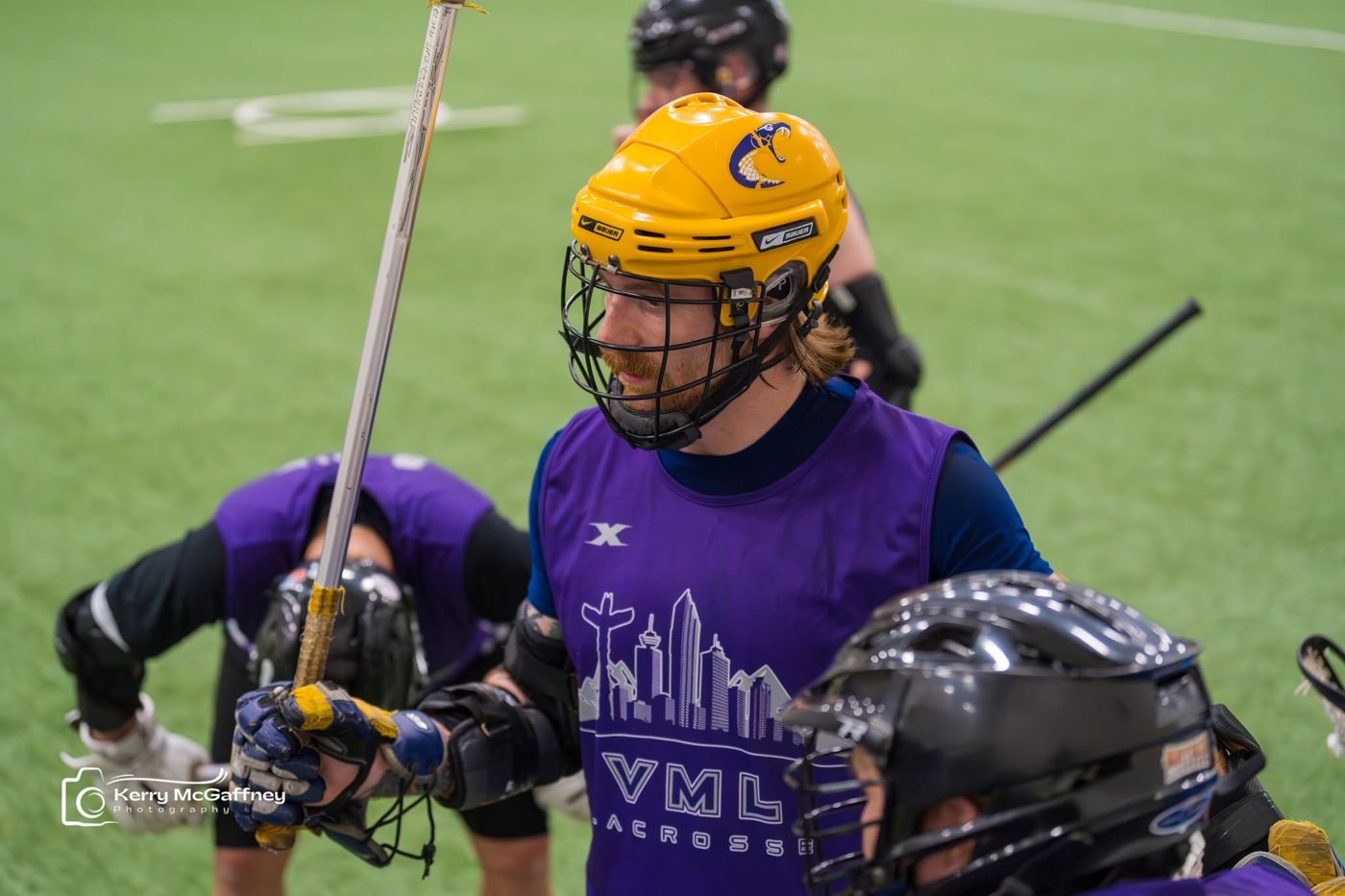 Player in a VML jersey